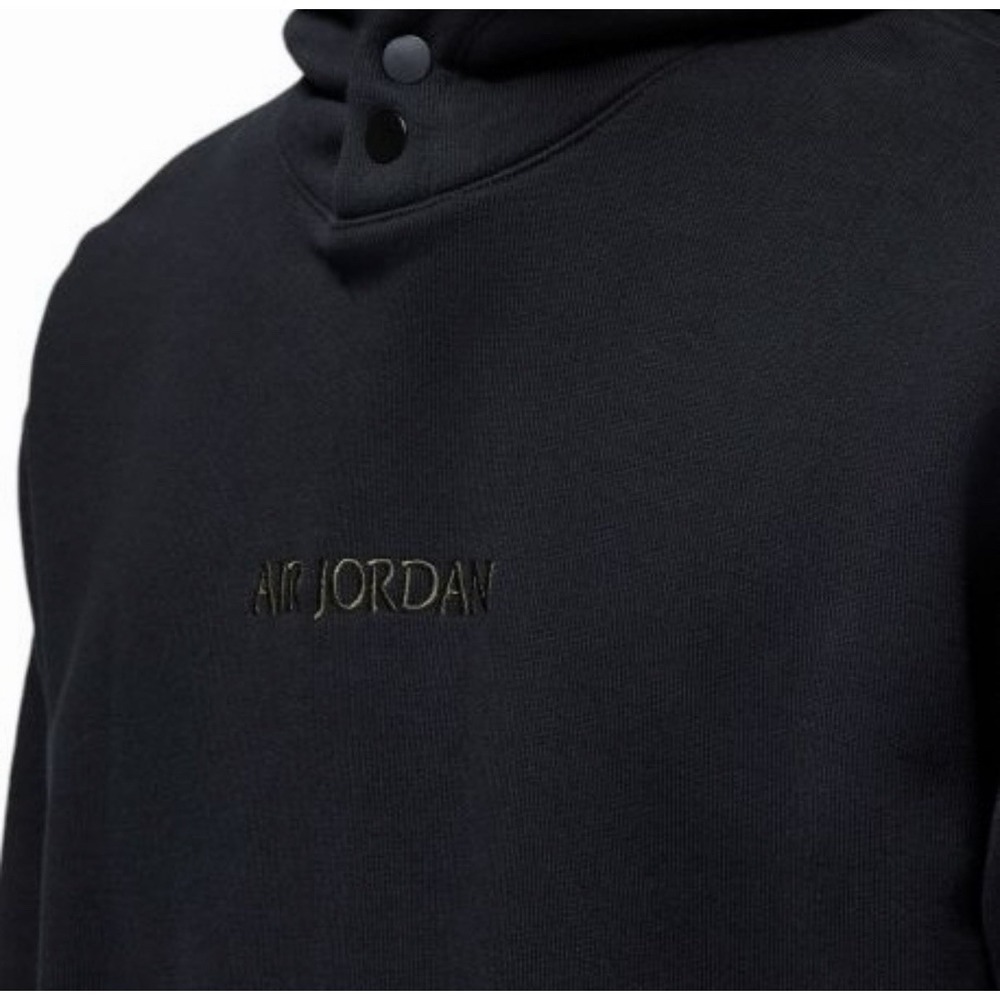 Nike Jordan X Paris Saint-Germain Pullover Wordmark Hoodie Black Mens Medium - Picture 3 of 9